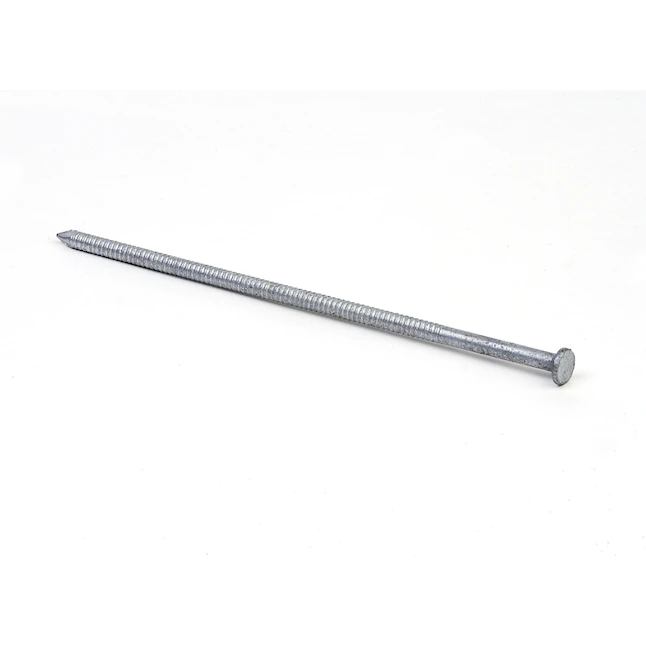 20HGRSPO Pole Barn Nail, 20D, 4 in L, HCS, Hot-Dipped Galvanized, Stiff Stock Ring Shank, 50 lb